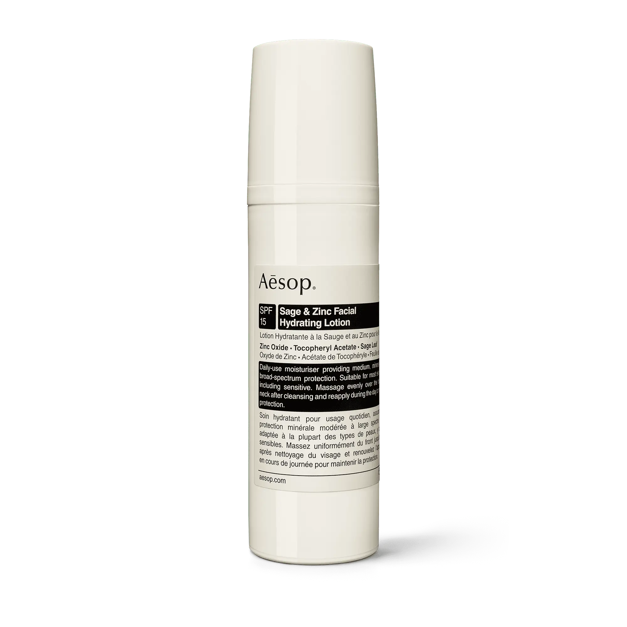 Sage & Zinc Facial Hydrating Lotion SPF15
